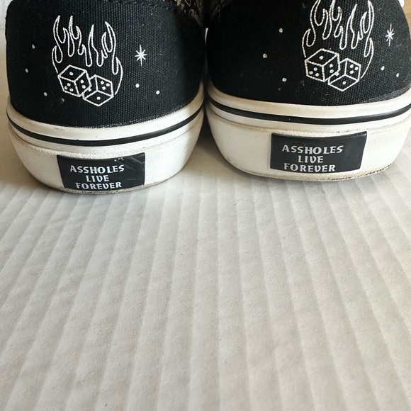 Assholes live forever van’s converse type of  men’s sneakers size 12 - Picture 4 of 11